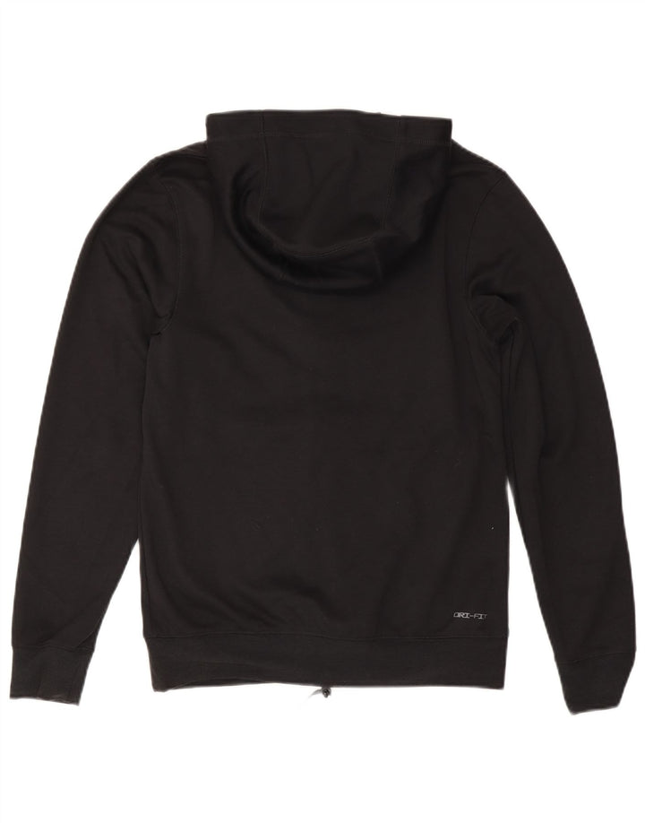 JORDAN Suéter con capucha y cremallera Dri Fit para hombre XS Poliéster negro