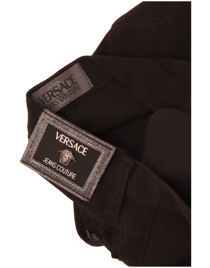 Versace Pantalones casual rectos W28 L30 Negro