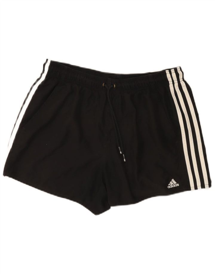 Pantalón Corto Deportivo Adidas Hombre Mediano Negro Poliéster