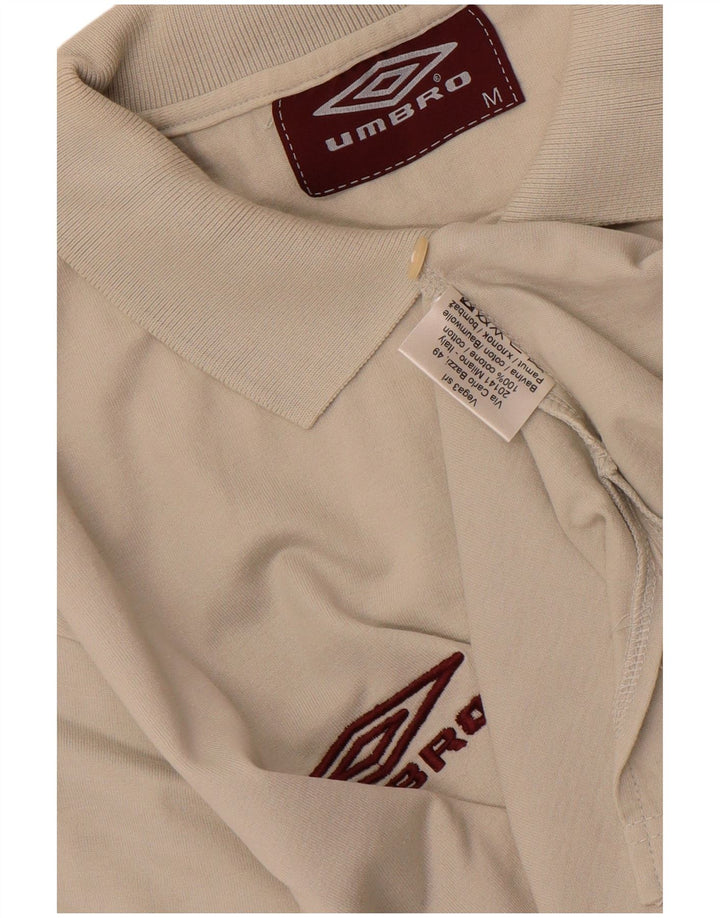 Umbro Polo Gráfico De Algodón Blanco Medio Para Hombre