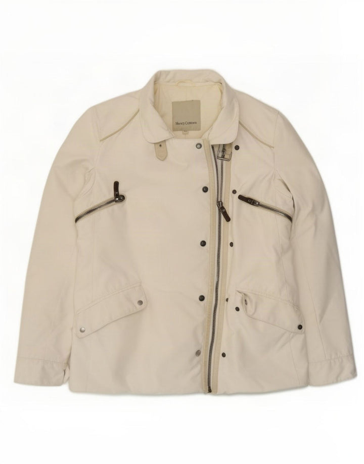 Henry Cottons Chaqueta utilitaria para mujer IT 46 Poliéster blanco grande