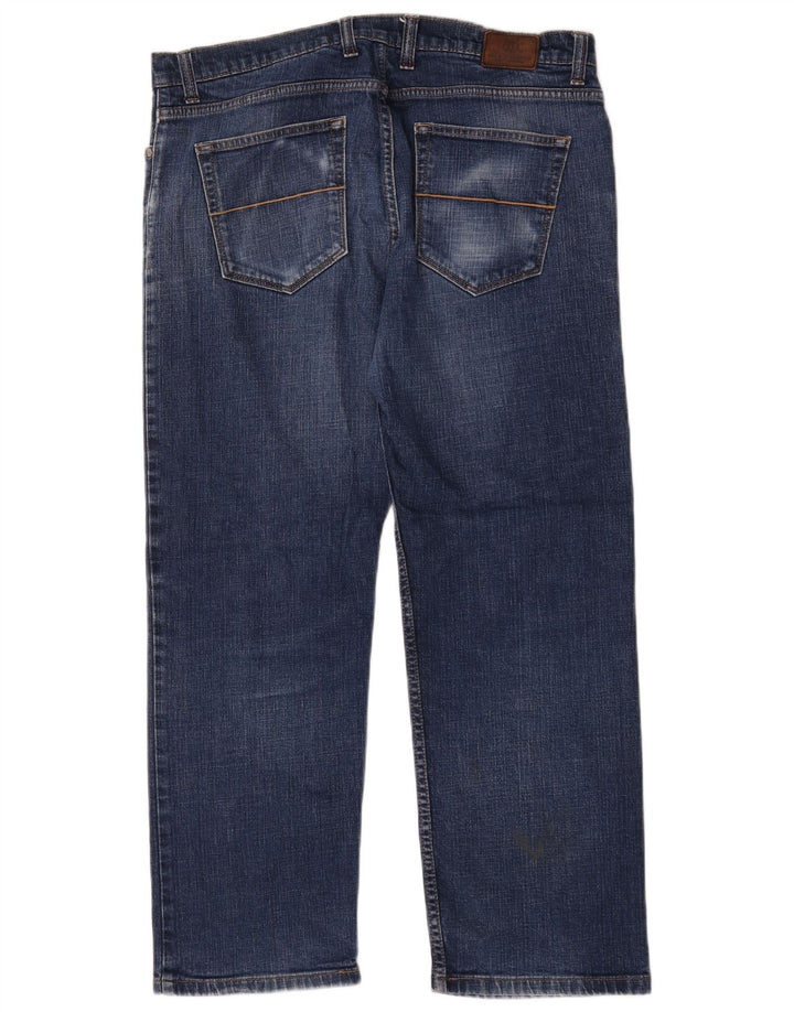 Marks & Spencer Vaqueros rectos azules Harbor para hombre W38 L29 Algodón azul