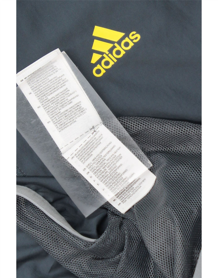 Adidas Hombre Chándal Top Chaqueta Grande Gris Poliéster