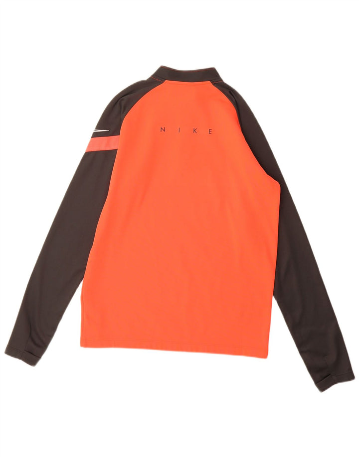 Nike Dri Fit Graphic Pullover Chándal para niños 12-13 años Grande Naranja