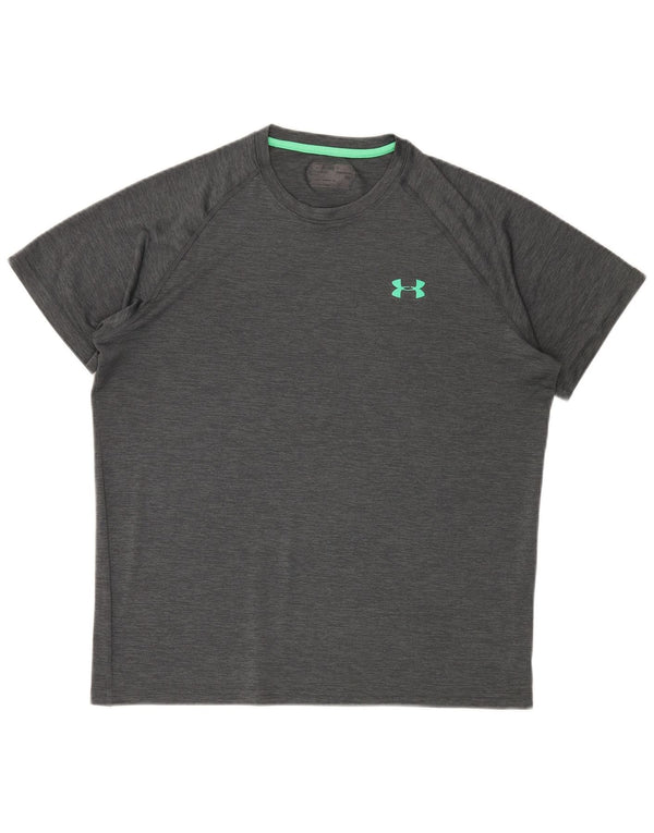UNDER ARMOUR Camiseta para hombre Top grande gris moteado