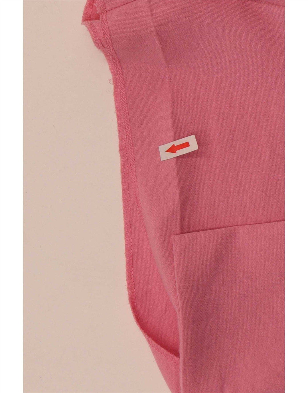 Zara Mujer Shorts Casuales De Cintura Alta Mediano W28 Poliéster Rosa