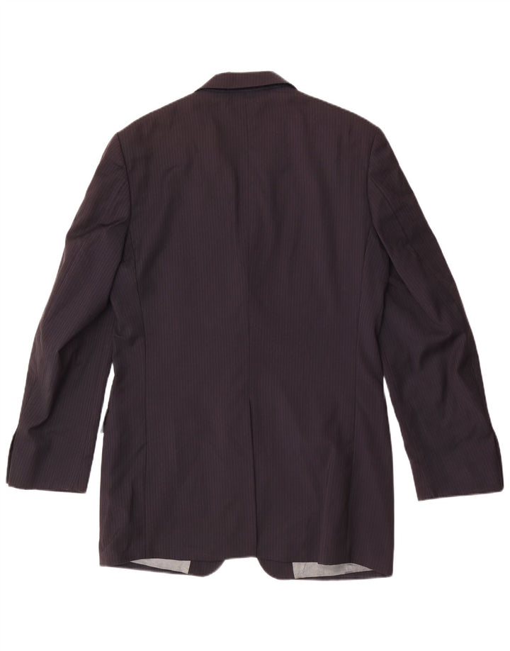 Marks & Spencer Chaqueta tipo blazer para hombre UK 38 Medium Azul marino Rayas diplomáticas