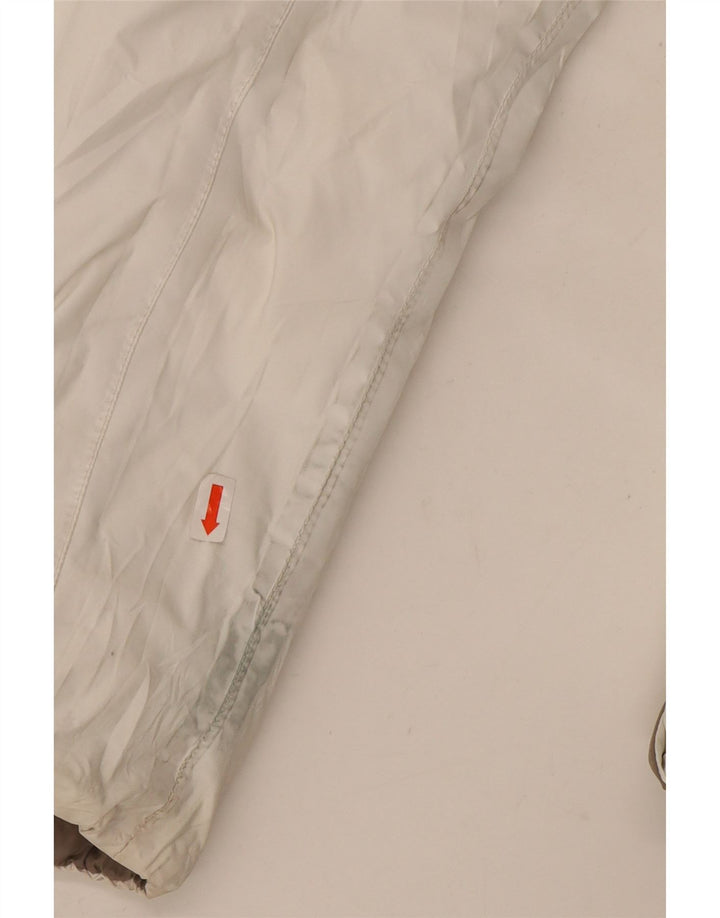 K-WAY Chaqueta acolchada reversible con capucha para niña 8-9 años Poliamida blanca