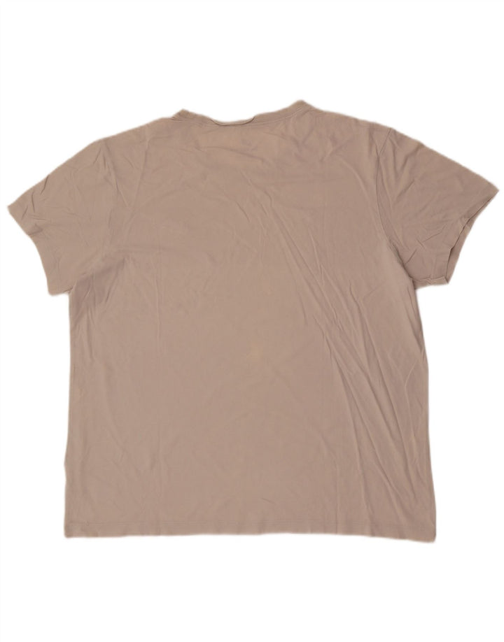 Nike - Camiseta para hombre, talla grande, color beige, algodón