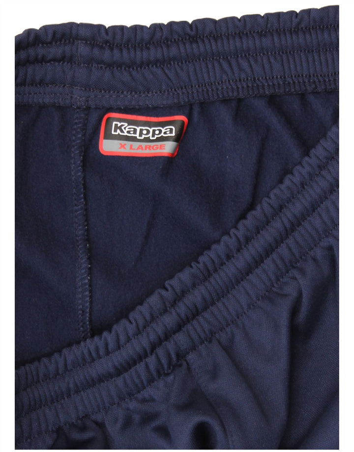 KAPPA Pantalones Capri de Chándal para Mujer UK 40 XL Poliéster Azul Marino