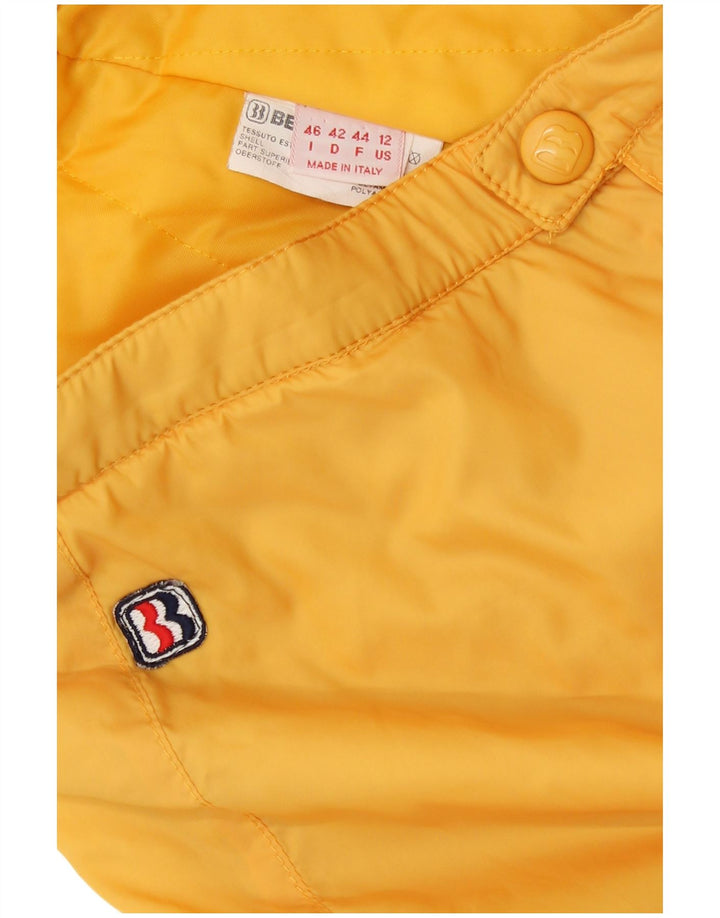 Belfe Pantalones De Esquí De Cintura Alta Para Mujer IT 46 Large Poliamida Amarilla