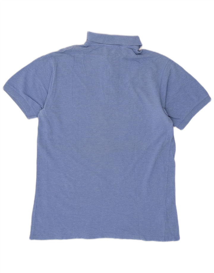 Polo Lacoste para hombre talla 4 algodón azul medio