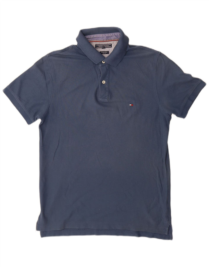 TOMMY HILFIGER Polo Slim Fit para hombre Algodón azul grande