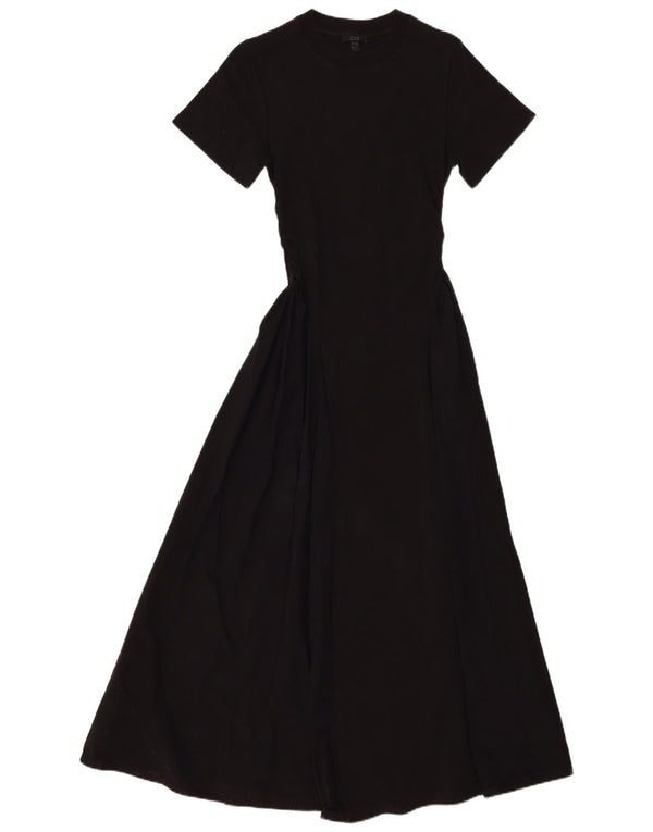 Cos Vestido largo para mujer Reino Unido 8 Pequeño Algodón negro