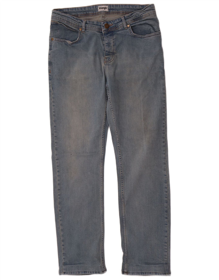 Wrangler Vaqueros rectos para hombre W34 L31 Algodón azul