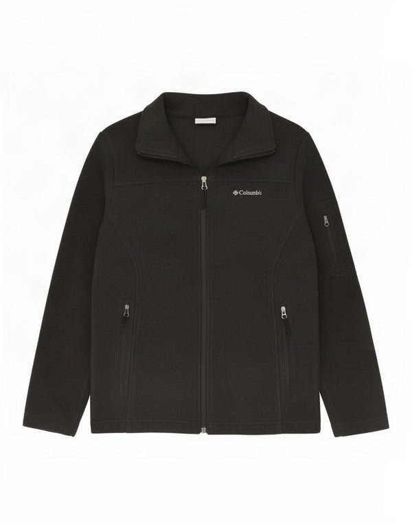 Columbia Chaqueta polar extragrande para mujer UK 10 Small Poliéster negro