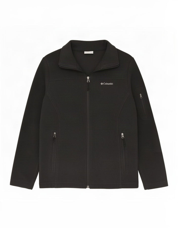 Columbia Chaqueta polar extragrande para mujer UK 10 Small Poliéster negro