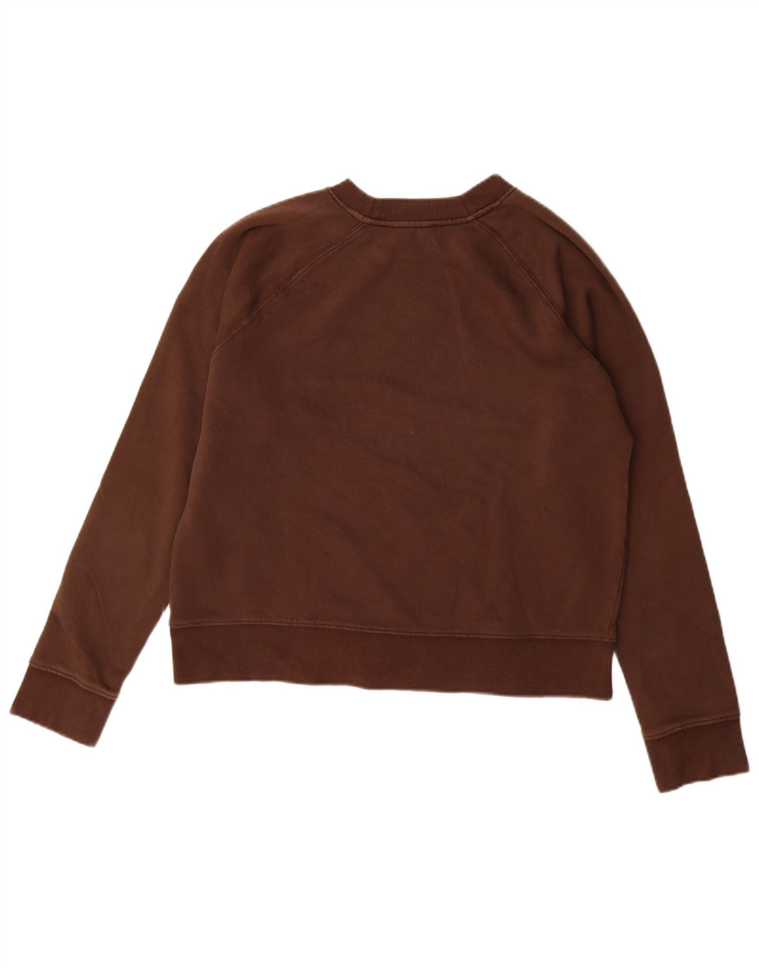 Zara Mujer Sudadera Jumper UK 44 Algodón Marrón Medio