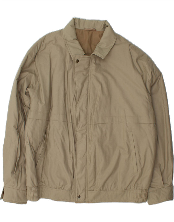 VALMELINE Mens Windbreaker Jacket IT 56 3XL Beige Cotton Vintage Valmeline and Second-Hand Valmeline from Messina Hembry 