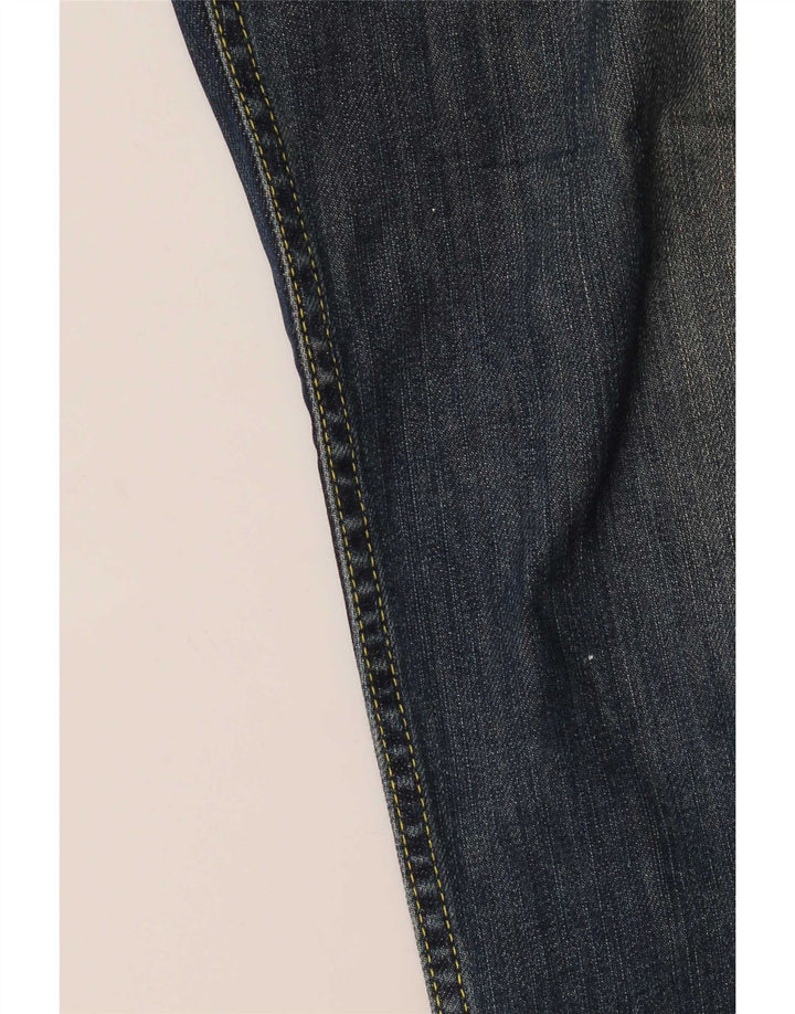 Vaqueros Dondup Mujer Slim W33 L33 Azul Marino Algodón