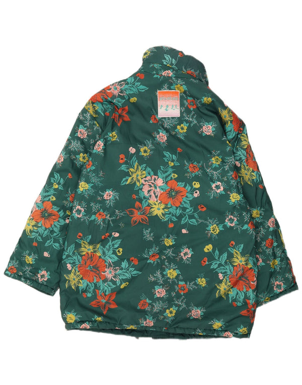 Stratos Chaqueta de esquí reversible para mujer EU 44 XL Poliéster floral verde