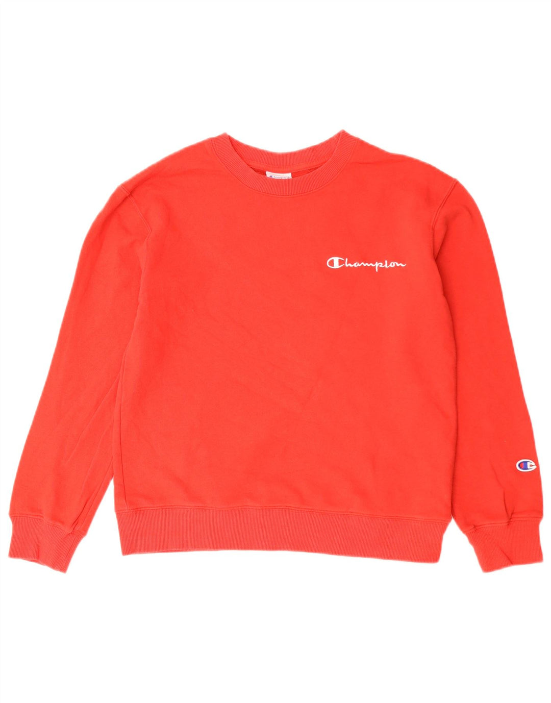 Champion Sudadera para mujer Jumper UK 10 Small Red Cotton