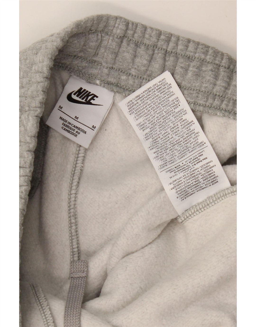 NIKE Pantalón de chándal Joggers de algodón moteado en gris medio