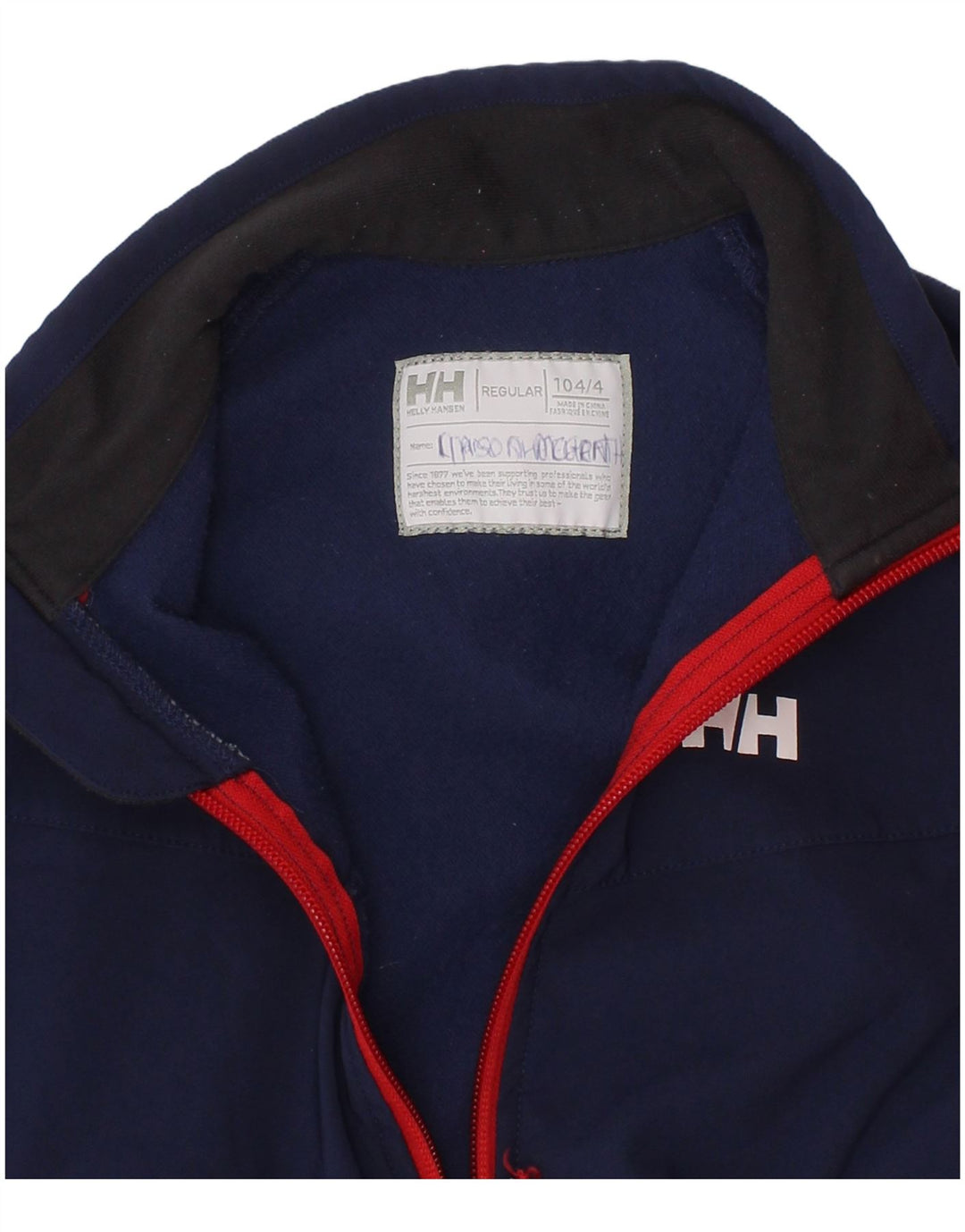 Helly Hansen Chaqueta de chándal para niño 3-4 años Azul Marino Poliamida