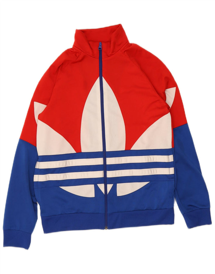 Adidas - Chaqueta de chándal para niño, 13-14 años, multicolor, color block