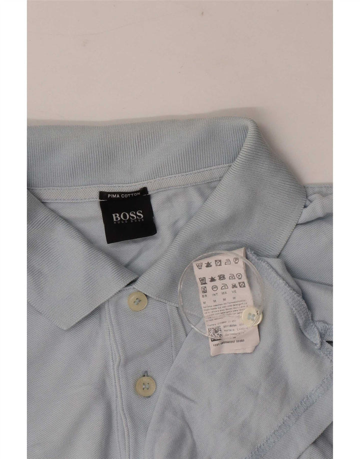 Polo Hugo Boss Hombre Algodón Azul Medio