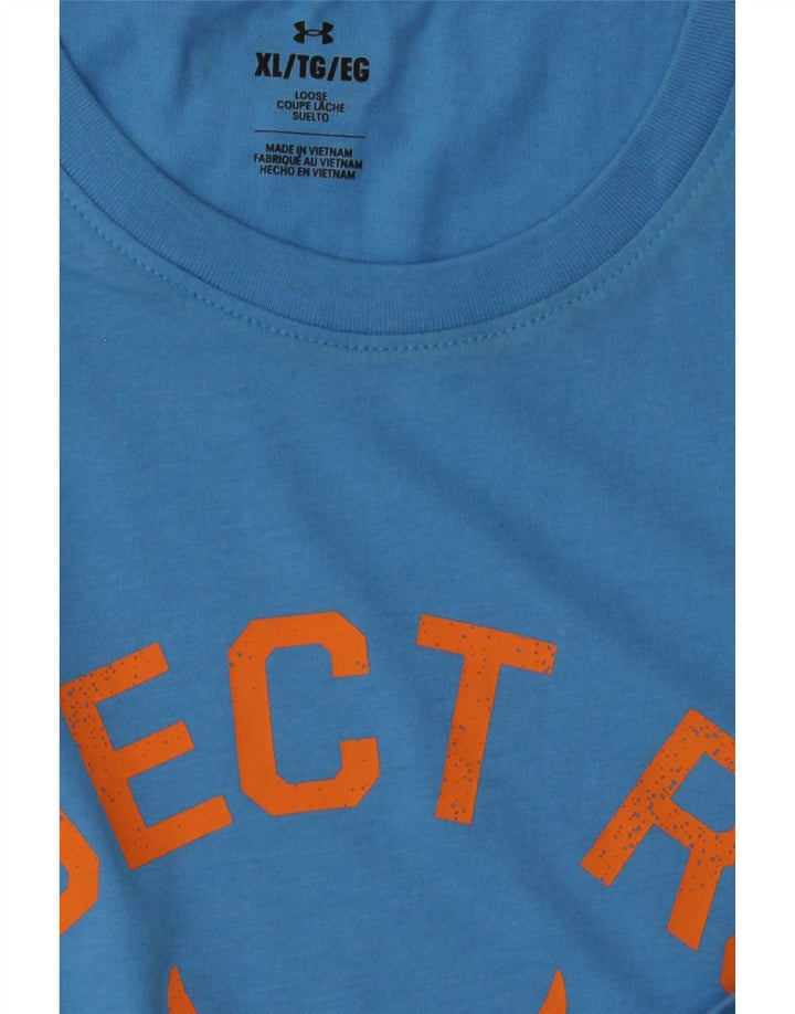 Under Armour Camiseta sin mangas gráfica para hombre XL Azul
