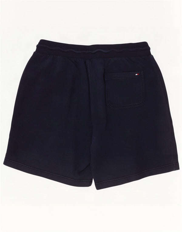 Tommy Hilfiger Mens Graphic Sport Shorts Large Navy Blue Cotton