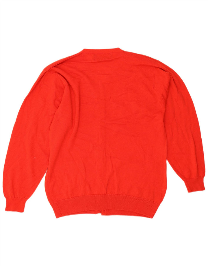 Pringle Cárdigan extragrande para mujer IT 40 Small Red New Wool
