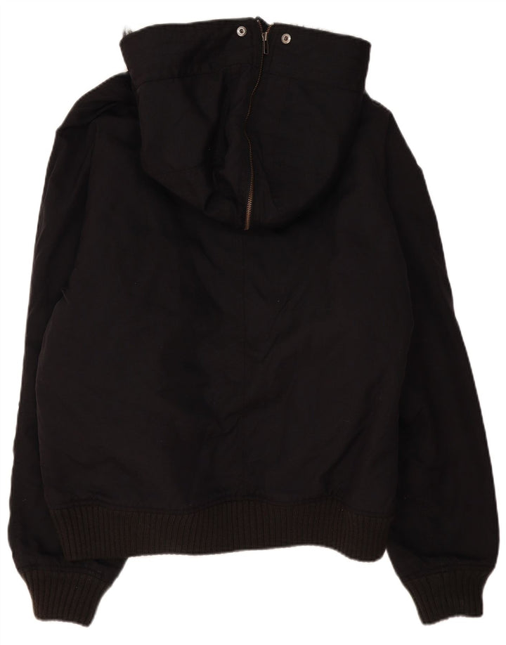 Woolrich Chaqueta bomber con capucha para hombre UK 42 XL Negro
