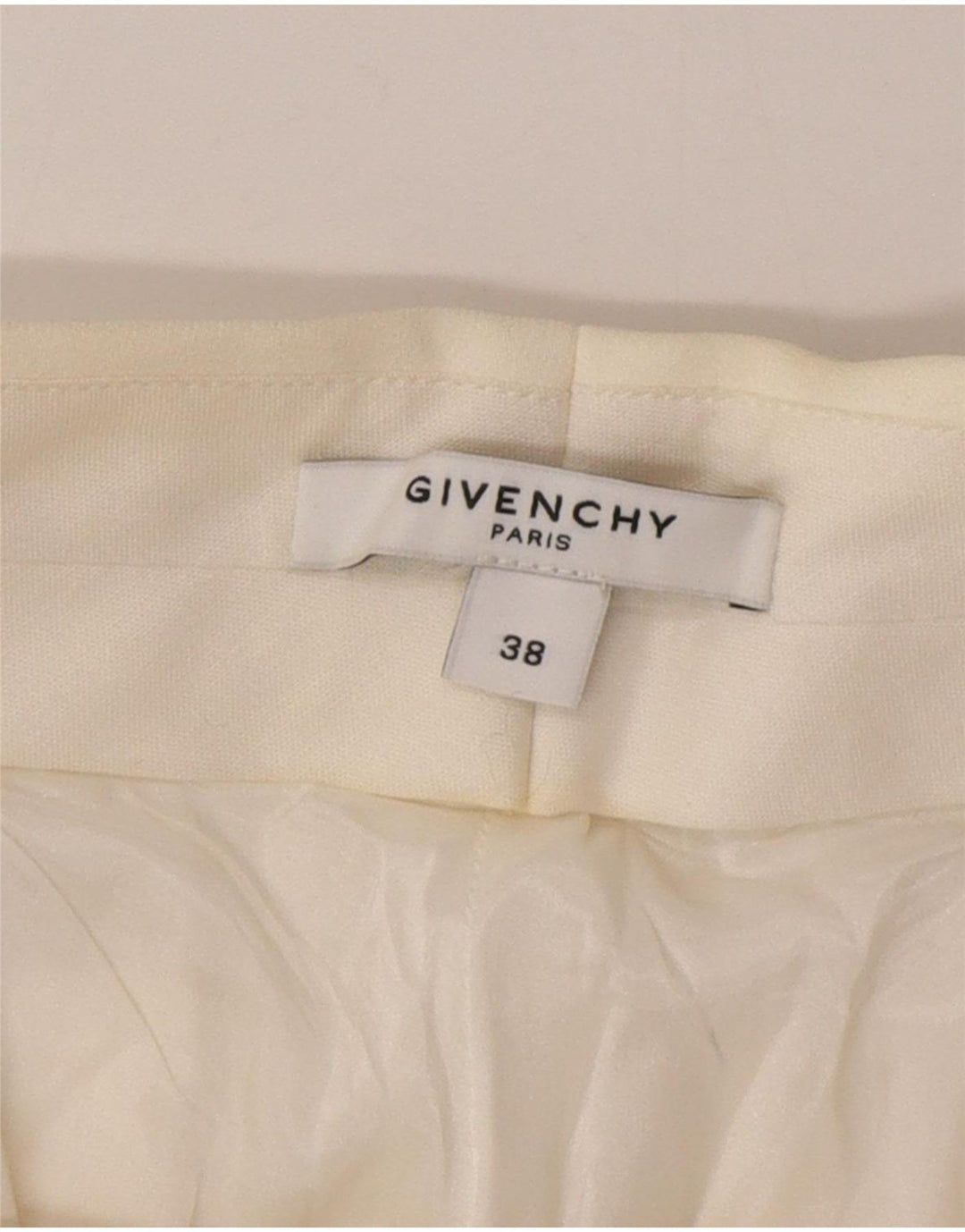 GIVENCHY Pantalones casuales para mujer EU 38 Medium W30 L30 Blanco Clásico