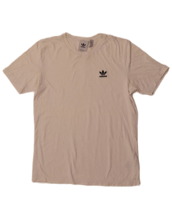 ADIDAS Camiseta para hombre Top Small Off White Cotton