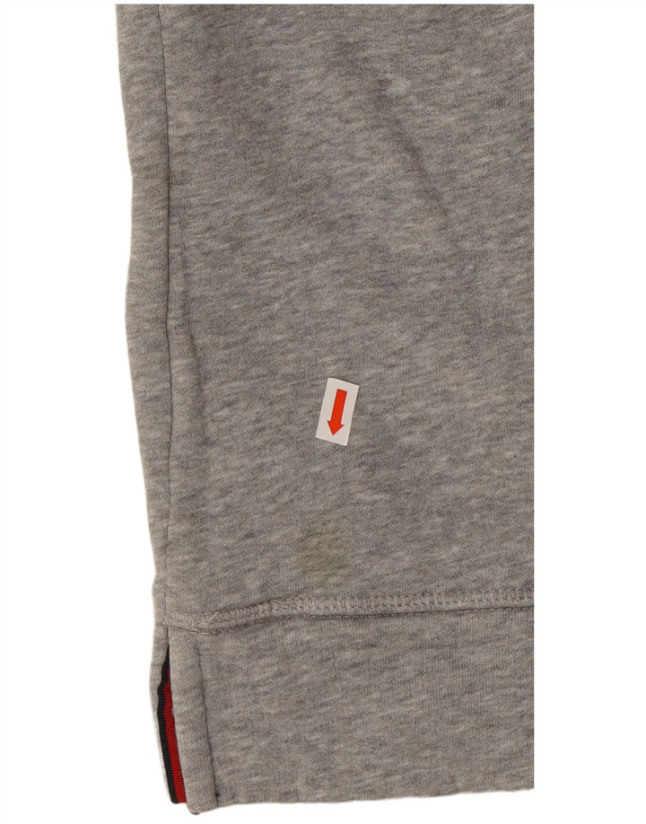TOMMY HILFIGER Jersey con capucha gráfico extragrande para mujer UK 44 Gris medio