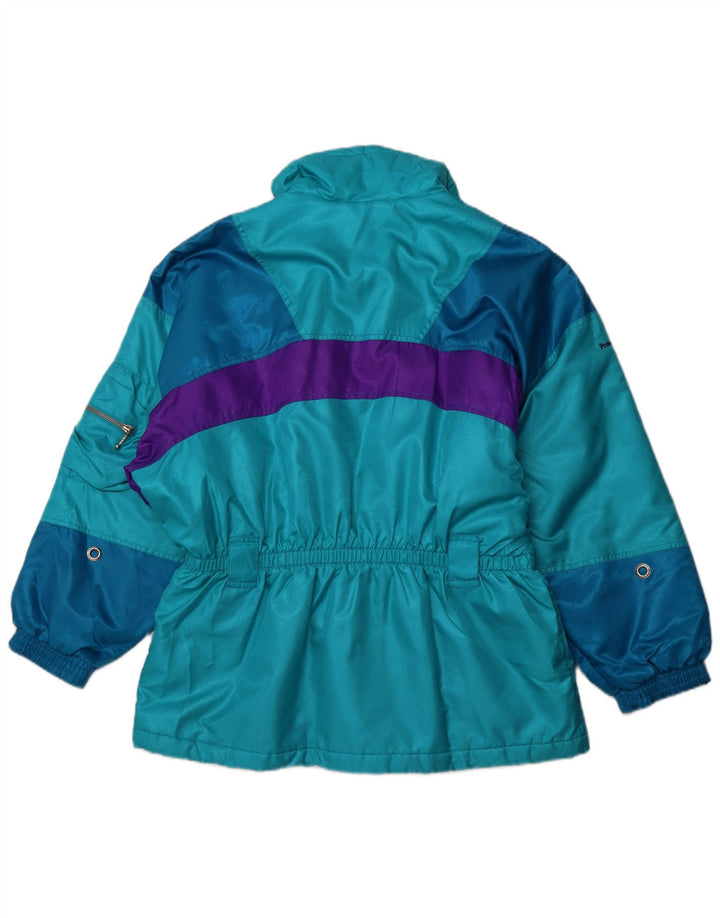 DUBIN Chaqueta de esquí extragrande para mujer EU 44 XL Azul Colorblock Sports