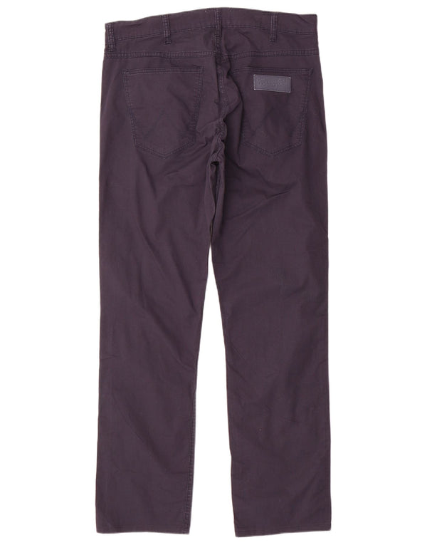 Wrangler Pantalones informales rectos Greensboro para hombre W32 L30 Algodón azul marino