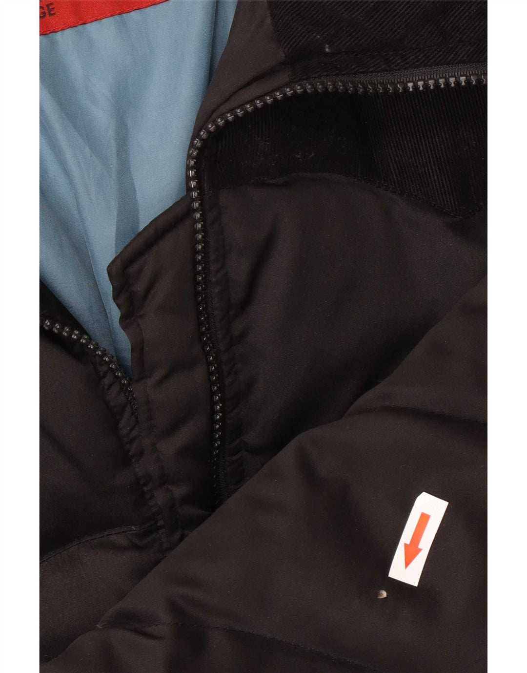 Levi's Chaqueta Bomber Acolchada Para Mujer UK 46 Grande Poliéster Negro