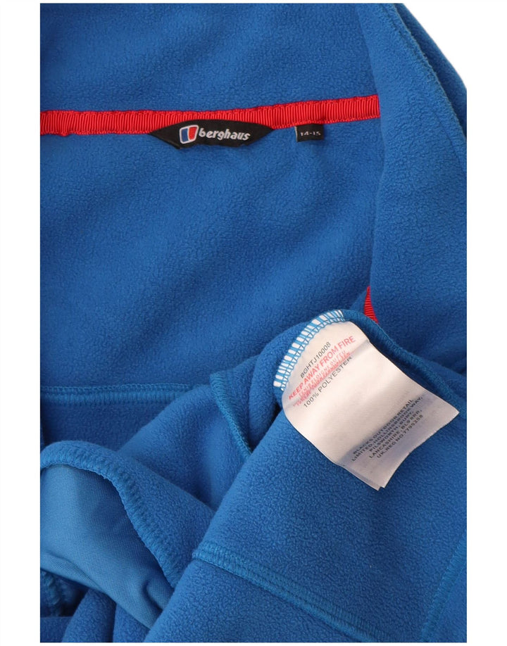 Berghaus Chaqueta polar para niño 14-15 años Azul Poliéster color block
