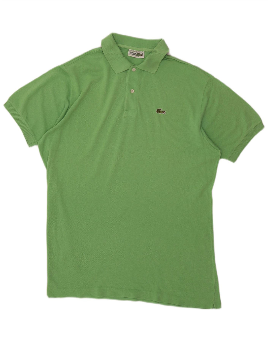 Polo Lacoste para hombre talla 7 2XL algodón verde