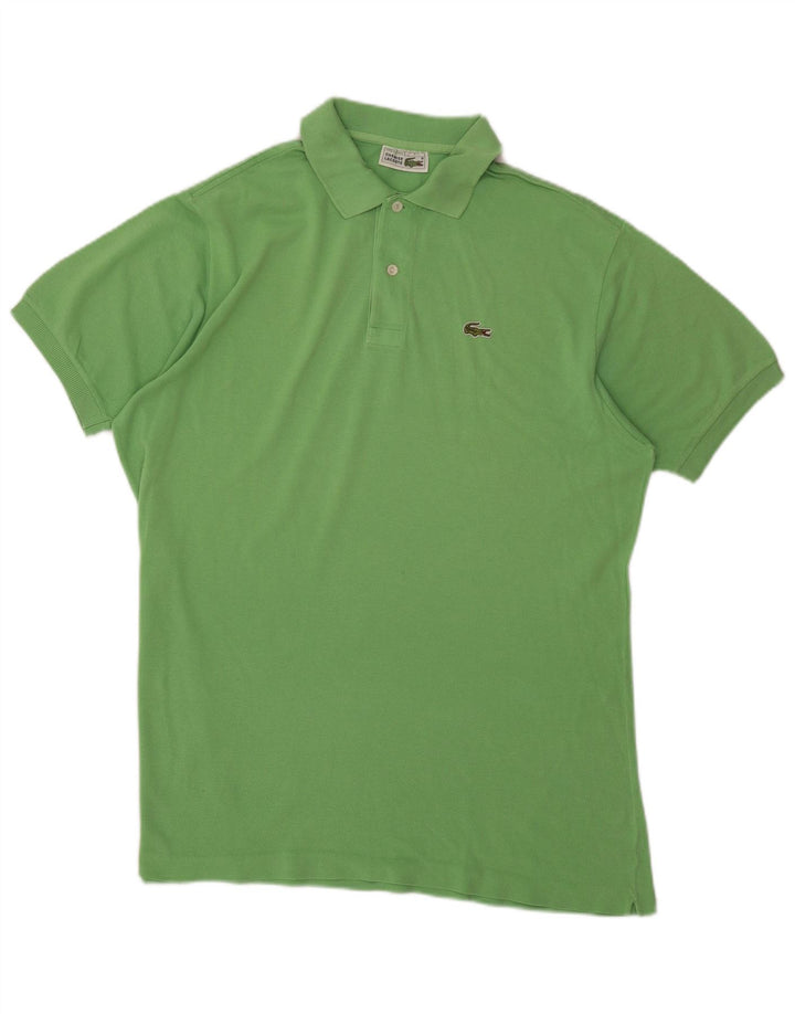 Polo Lacoste para hombre talla 7 2XL algodón verde