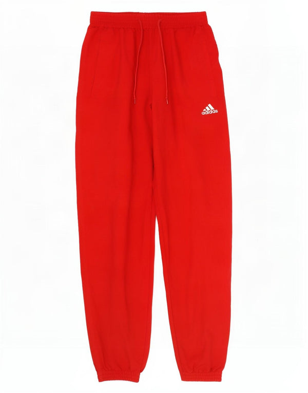 Adidas Hombre Chándal Pantalones Joggers Grande Rojo Poliéster