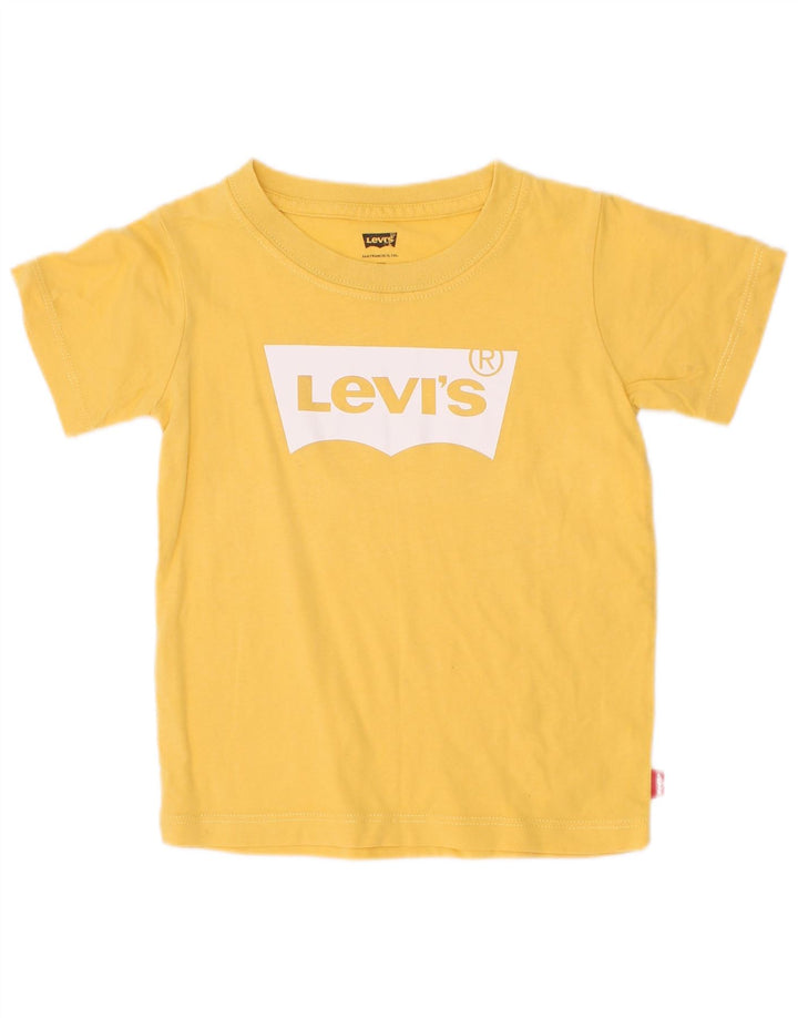 Levi's Camiseta gráfica para niño 2-3 años Amarillo