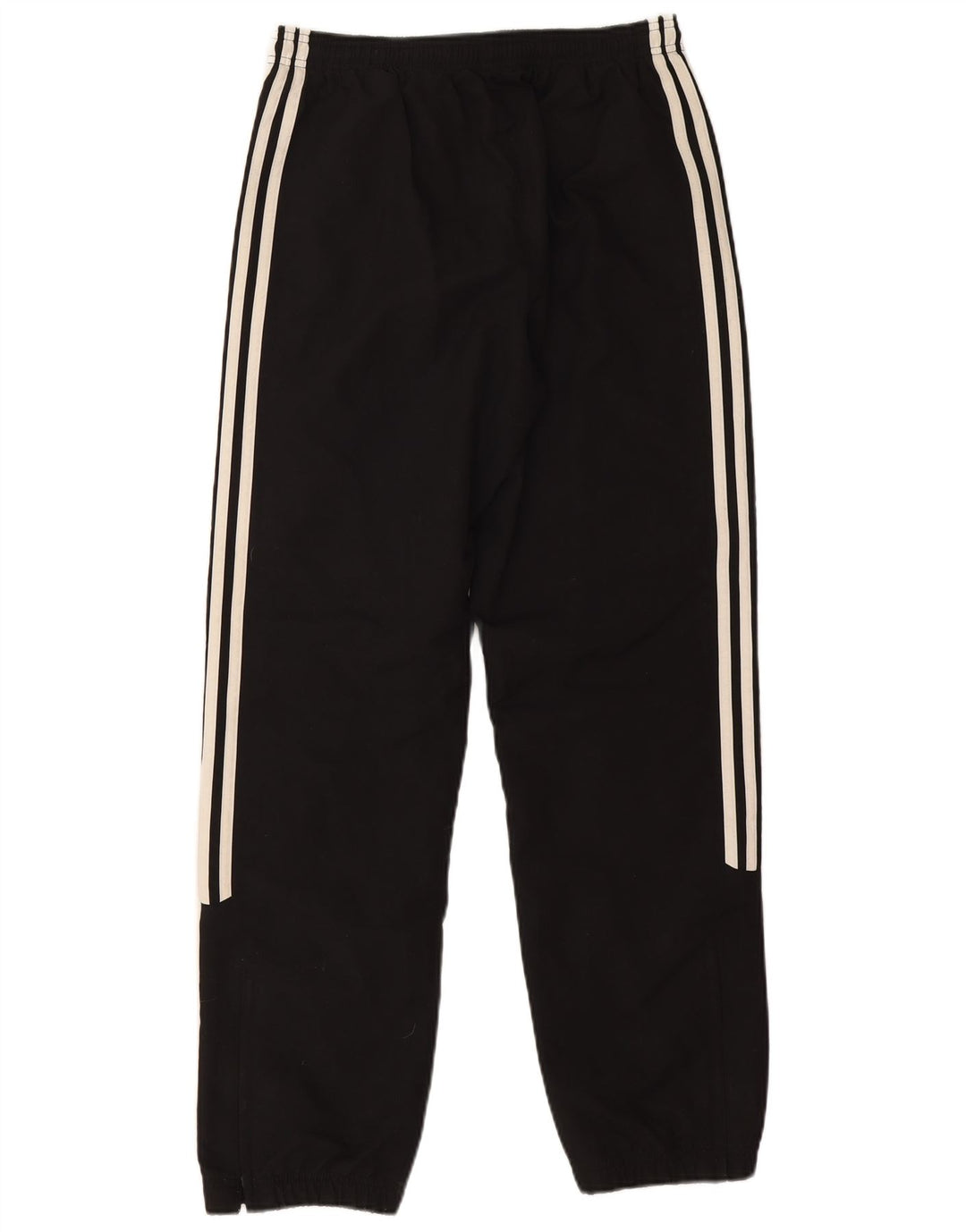 Adidas Mujer Chándal Pantalones Joggers UK 10 Pequeño Negro Poliéster