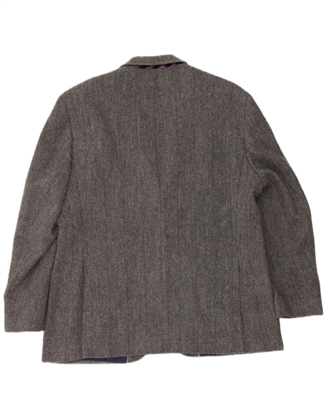 Marks & Spencer Chaqueta tipo blazer de 2 botones para hombre UK 46 XL Lana en espiga gris