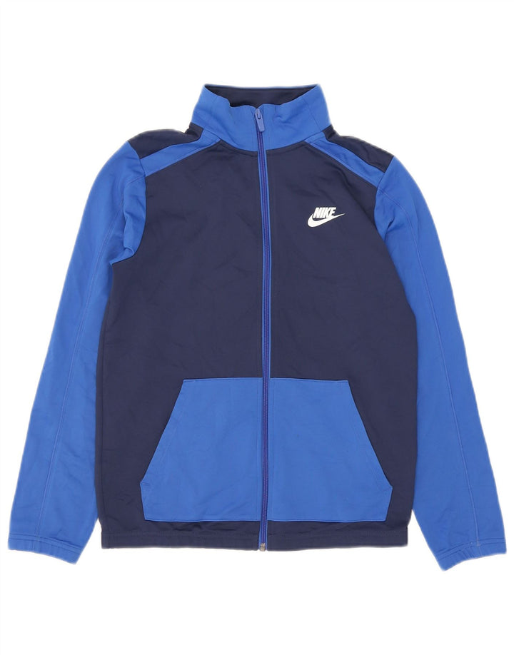 Nike - Chaqueta de chándal para niño, 12-13 años, talla grande, color azul marino