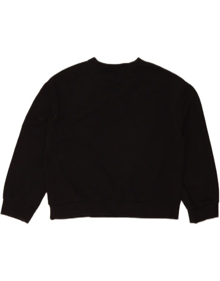 Zara Mujer Sudadera Oversize Jersey UK 10 Small Negro
