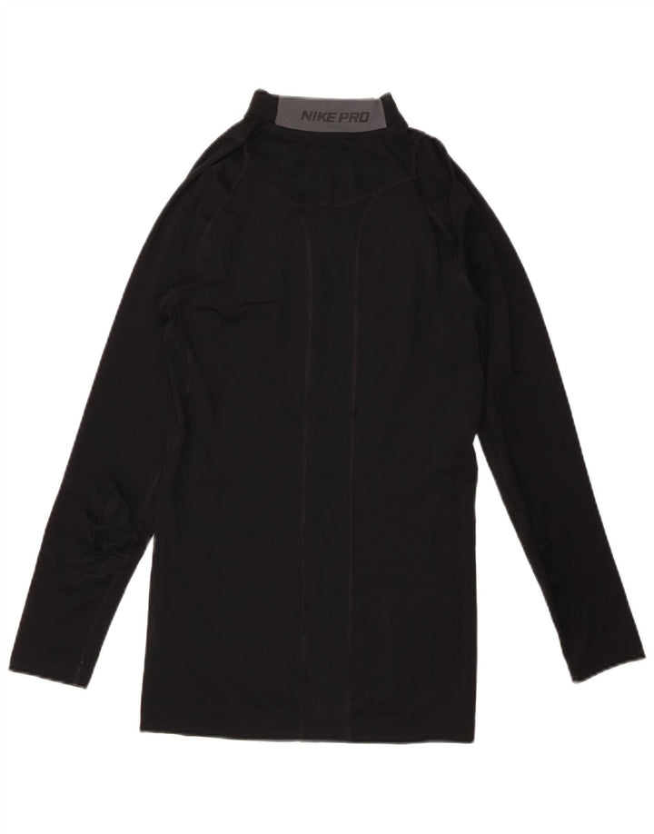 Nike - Camiseta de compresión para mujer, manga larga, talla S, poliéster negro